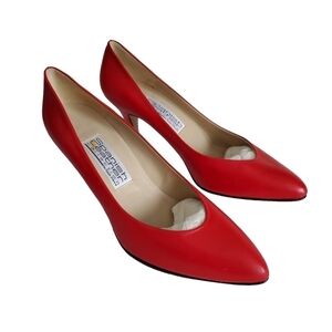 Sergio Zelcer Red Leather Size 8.5M